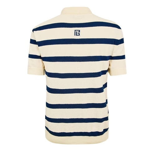 BALMAIN - Balmain Stripe Polo Sn62