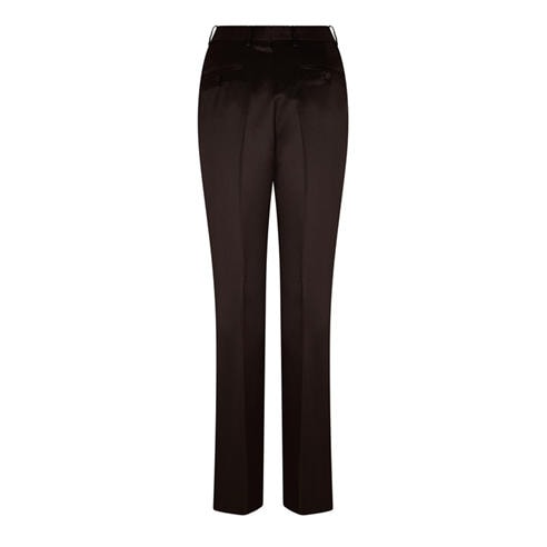 TOM FORD - Women's Silk Pleat Straight Leg Trousers