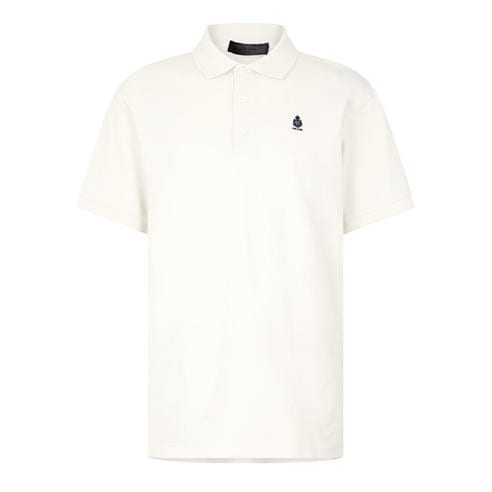 PRADA - Men's Crest Cotton Slim-Fit Short-Sleeve Polo