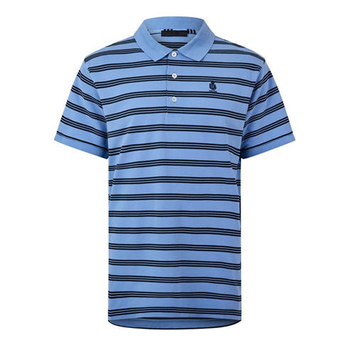 PRADA - Men's Short-Sleeve Cotton Piqué Stripe Polo