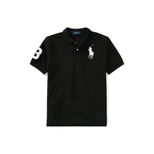 POLO RALPH LAUREN - Kids' Large Pony Short Sleeve Polo Shirt