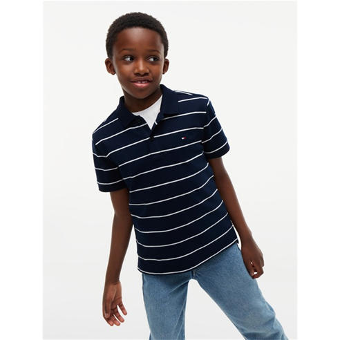 Tommy Hilfiger - Kids' Logo Cotton Short-Sleeve Polo