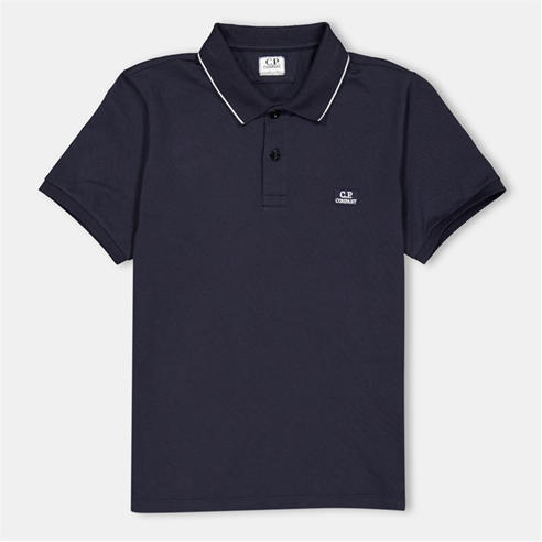 CP COMPANY - Kids' Cotton Short Sleeve Polo Shirt