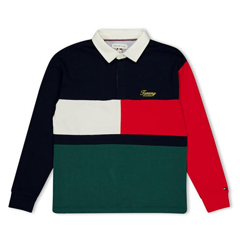 Tommy Hilfiger - Kids' Tommy Long-Sleeve Cotton Rugby Polo