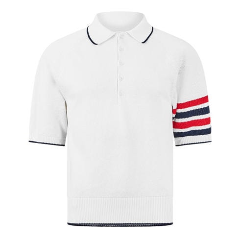 THOM BROWNE - TB CrossOver SS Polo Sn63