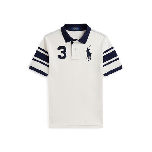 POLO RALPH LAUREN - Kids' Stripe Short Sleeve Polo Shirt