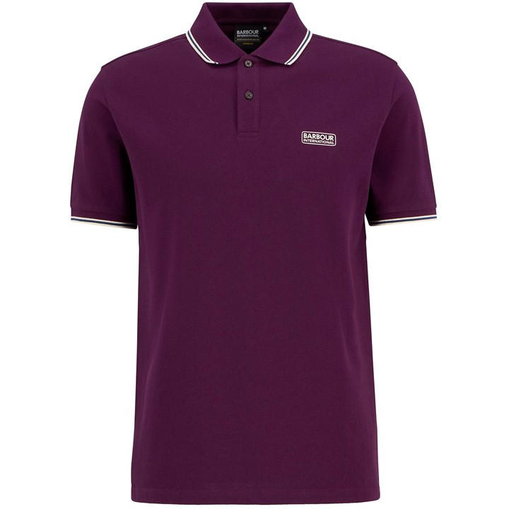 Barbour International Men's Purple Evan Polo Shirt