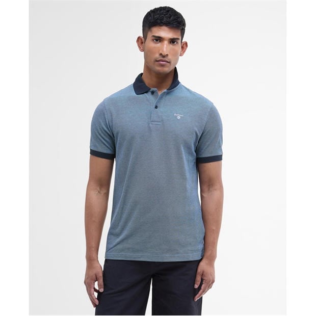 Barbour Sports Polo Mix Shirt Men Short Sleeve Polos Flannels
