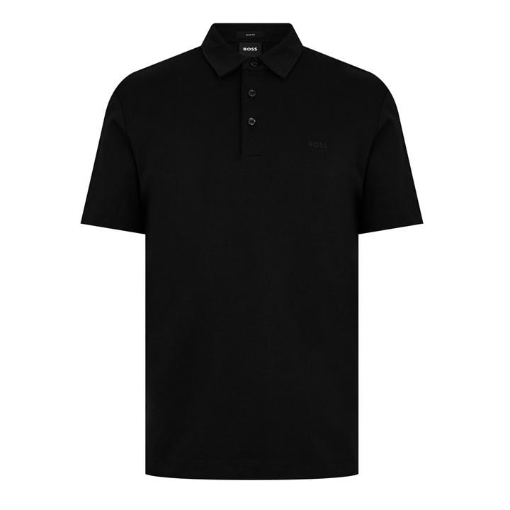 Boss Men’s Black Palosh 30 Slim Fit Polo Shirt Boss Men’s Black Palosh 30 Slim Fit Polo Shirt