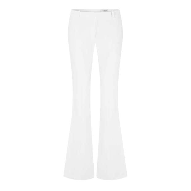 ALEXANDER MCQUEEN Crepe Bootcut Trousers,All Products : American Fashion Style Bags On Sale
