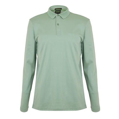 Boss - Men's Pirol Long-Sleeve Polo Shirt Timeless Design