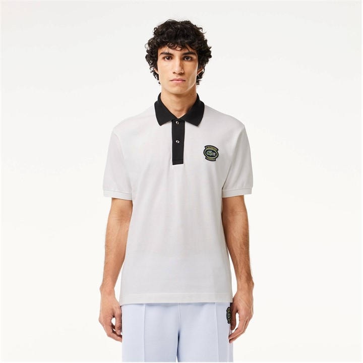 Lacoste Men's White Heritage Polo Shirt
