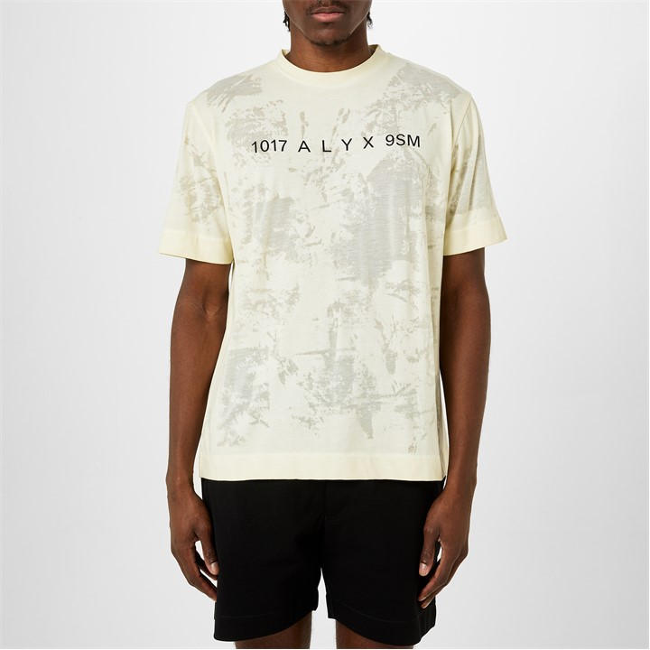 1017 ALYX 9SM Men’s Graphic Short-Sleeve Regular Fit T-Shirt – White 1017 ALYX 9SM Men’s Graphic Short-Sleeve Regular Fit T-Shirt – White