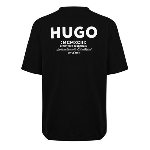 Hugo - Mens HUGO Printed Logo Back T-Shirt with MCMXCIII text - Regular Fit