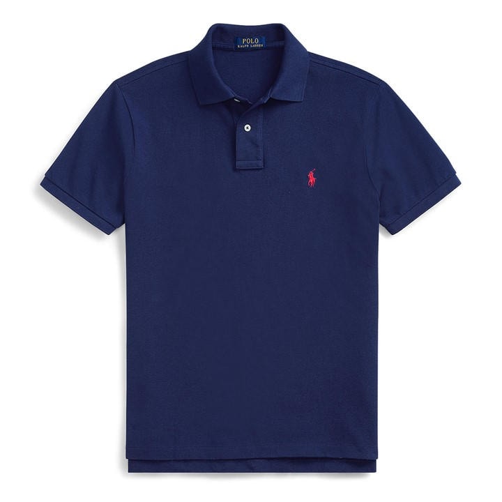 Polo Ralph Lauren Men's Blue Custom Short Sleeve Polo Shirt - Size 3XL