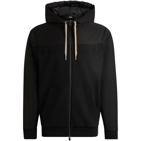 Boss - Men's CSeeger 300 Black Zip Hoodie
