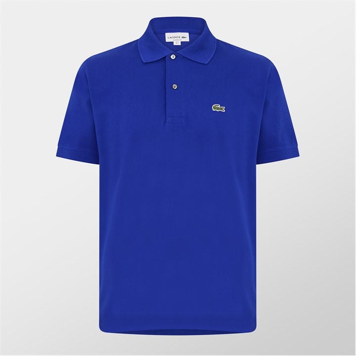 Lacoste Men's Blue Classic Short Sleeve Polo Shirt - XS