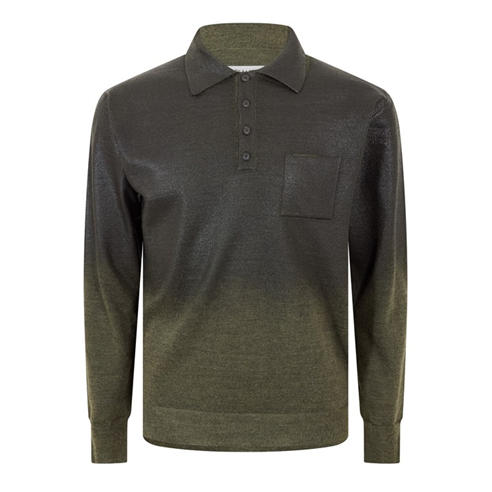 MAISON MARGIELA - MMM Foil Knit Polo  Sn61