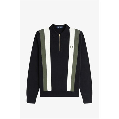 Fred Perry - Zipped Striped Shirt