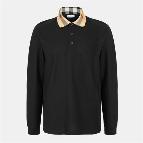 BURBERRY - Men's Long Sleeve Polo Shirt