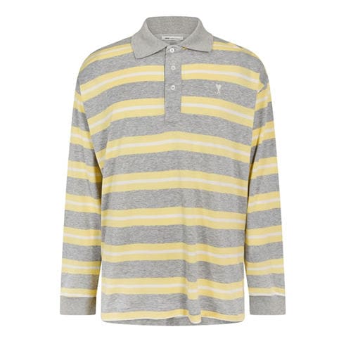 AMI PARIS - Men's Long Sleeve Polo Shirt
