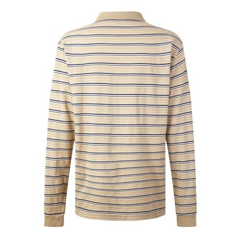 PRADA - Men's Striped Cotton Long-Sleeve Polo