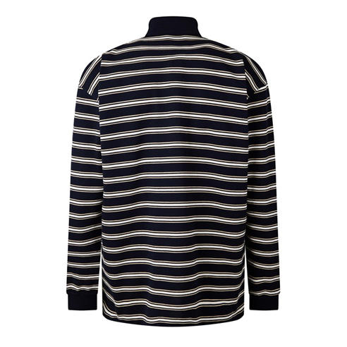 BOTTEGA VENETA - BV Stripe LS Polo Sn64