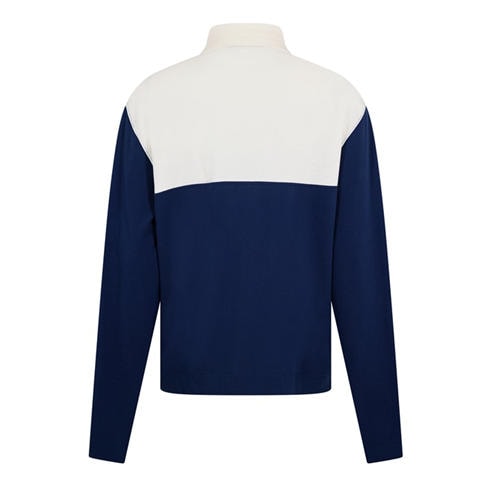 AMI PARIS - Men's Logo Long Sleeve Polo Shirt