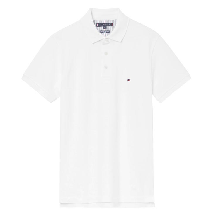 Tommy Hilfiger Men's White Core 1985 Slim Polo