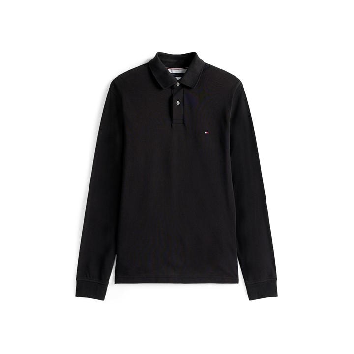 Tommy Hilfiger 1985 Long Sleeve Polo Shirt – Black