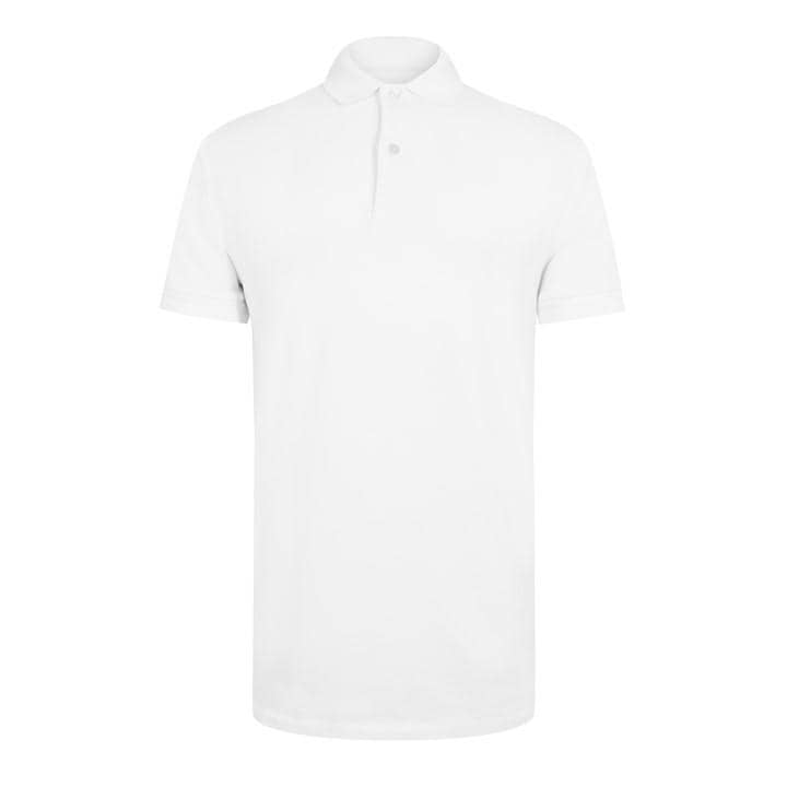 Tom Ford Men's White Pique Polo Shirt