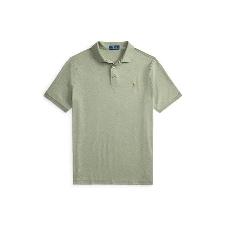 Polo Ralph Lauren Men's Green Slim Fit Short Sleeve Polo Shirt - L