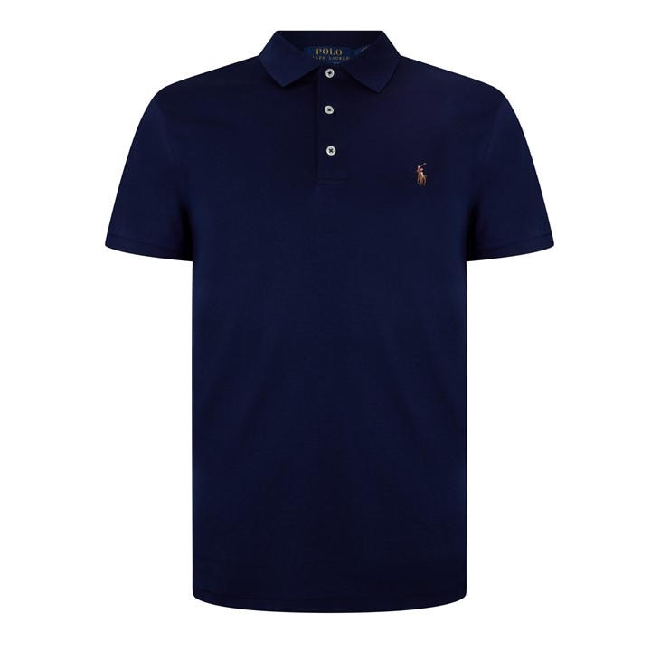Polo Ralph Lauren Men's Blue Slim Fit Short Sleeve Polo Shirt - Size 3XL