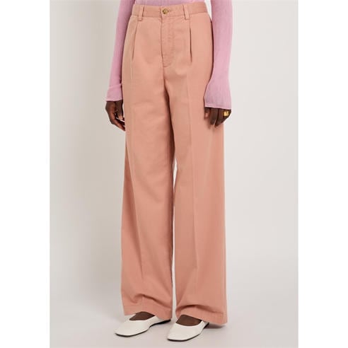 Polo Ralph Lauren - Women's Cotton Relaxed-Fit Straight Trousers