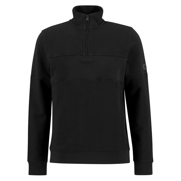 Barbour International Men's Black Kaspian Half-Zip Sweatshirt