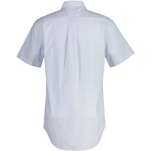 Gant - Regular Fit Striped Classic Oxford Short Sleeve Shirt