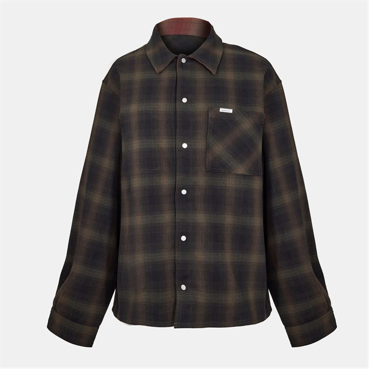 Represent Rep Revers Ls Shirt Sn54 In Black