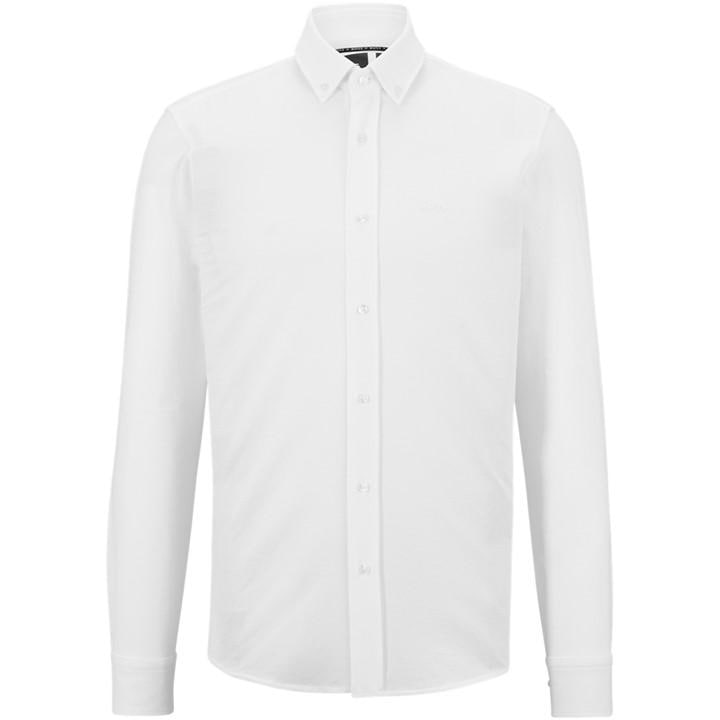 Boss Men's White P-Joe-Bd-C1-222 10239284 01 Oxford Shirt