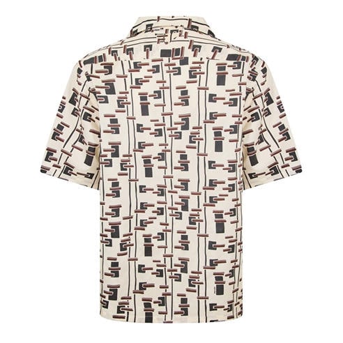 PRADA - Men's Patterned Short Sleeve Shirt