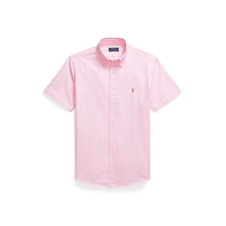 Polo Ralph Lauren Men's Pink Custom Fit Oxford Shirt - XL