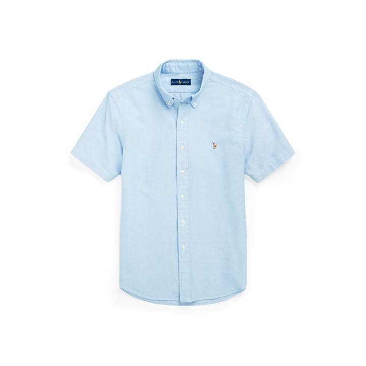 Polo Ralph Lauren Men's Blue Custom Fit Oxford Shirt - L