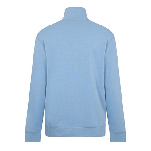 Boss - Men's Zetrust Zip-Neck Soft TerryclOver The Head Sweatshirt