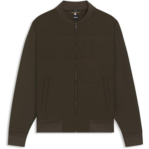 Boss - Men's HBB Skiles100 Full Zipped Sweatshirt Padded Front Pockets