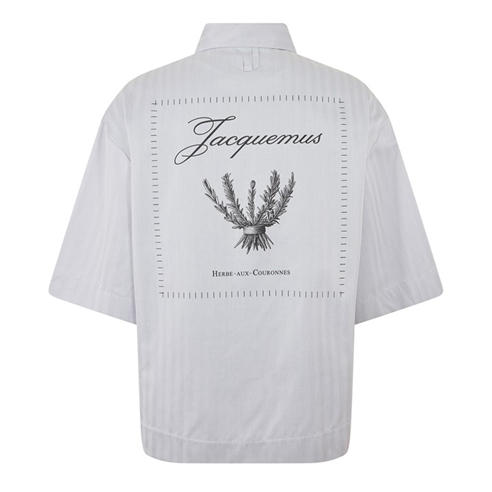 JACQUEMUS - Men's Patterned Short Sleeve Shirt