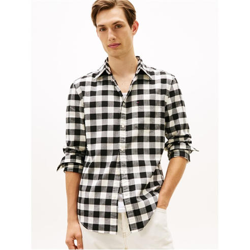 Tommy Hilfiger - Men's Buffalo Check Long Sleeve Shirt