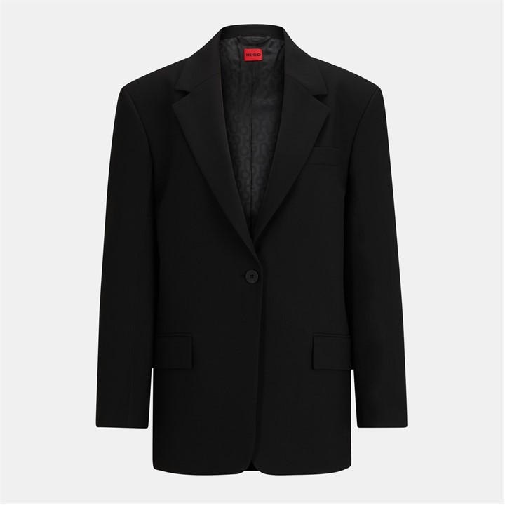HUGO Women’s Agura 01 Suit Jacket – Black