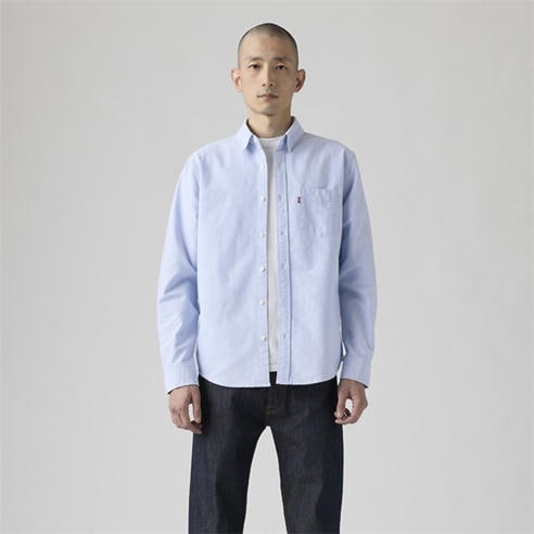 Levis - Men's Sunset Pocket Cotton Long-Sleeve Oxford Shirt