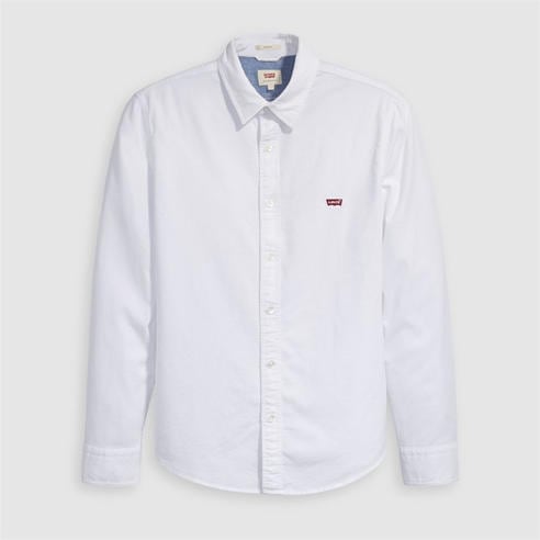 Levis - Men's Battery Housemark Cotton Long-Sleeve Slim-Fit Oxford Shirt