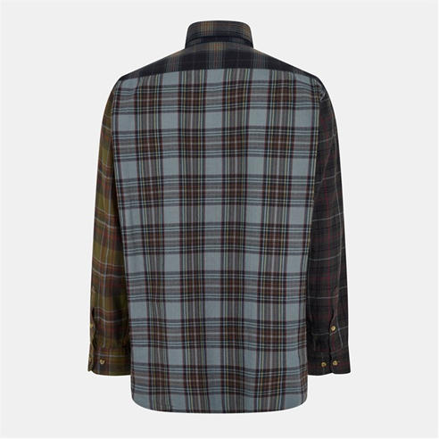ARIES - Men's Patchwrk Long Sleeve Patterned Shirt