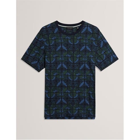 Ted Baker - Men's Floral Long-Sleeve Patterned Shirt